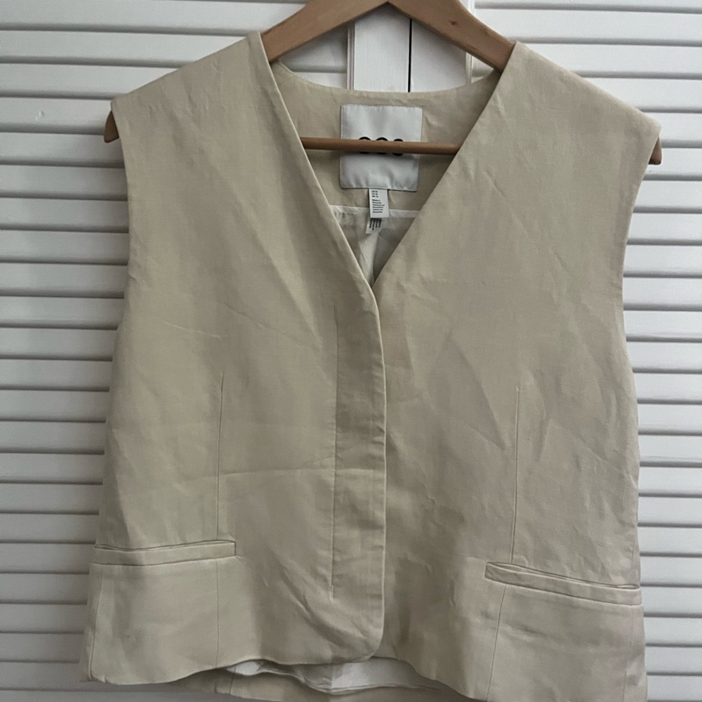 Linen-blend Vest by COS